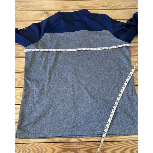 Nike Golf 1/4 Zip Jacket Size 2XL Men’s Blue Gray Pullover - Picture 7 of 8